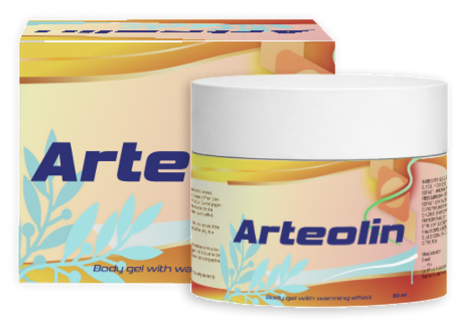 Arteolin testgél doboza és tégelye